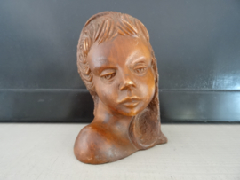 Vintage beeldje vrouw - meisje