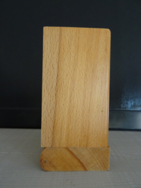 Vintage boekensteun - boot - hout - VERKOCHT