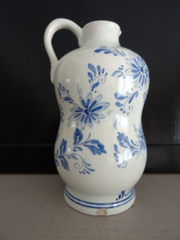 Delfts blauw kruikje - De zwarte kip anno 1857 - VERKOCHT