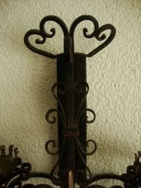 Oude kandelaar - wandkandelaar