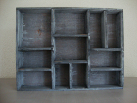 Letterbak vergrijsd hout - VERKOCHT