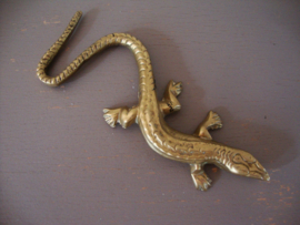 Koperen salamander - hagedis - VERKOCHT