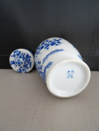 Tabakspotje blauw/wit - VERKOCHT
