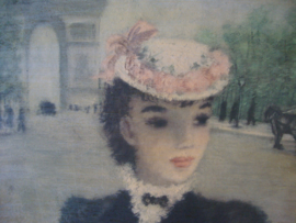 Vintage prent Huldah - Parijs - VERKOCHT