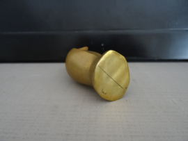 Koperen of messing pinguin - vintage - VERKOCHT