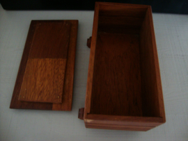 Houten kistje - vintage - VERKOCHT