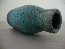 Vintage vaasje - blauw/groen - VERKOCHT