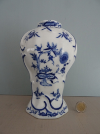 Vaas - blauw/wit