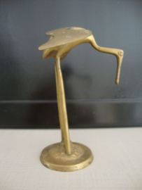 Messing / koper vogel  - vintage - VERKOCHT