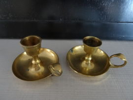 Vintage kandelaar - blaker - koper of messing - VERKOCHT