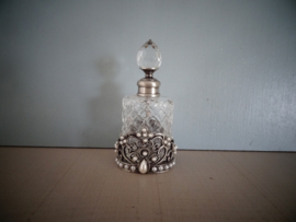 Decoratief parfumflesje in houder - VERKOCHT
