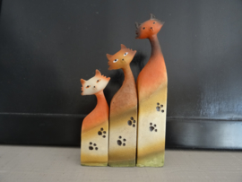 Beeldjes poes - poezen - VERKOCHT