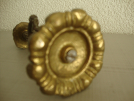 Koperen kandelaar putti - VERKOCHT