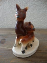 Beeldje hertjes - VERKOCHT