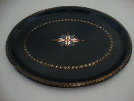 Vintage metalen dienblad - VERKOCHT