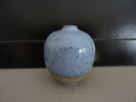 Klein (mini) vaasje blauw - VERKOCHT