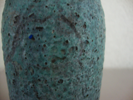 Vintage vaasje - blauw/groen - VERKOCHT