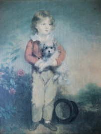Brocante schilderijtje / prent - VERKOCHT