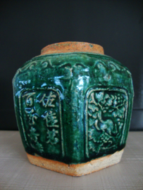 Gemberpot groot - groen - VERKOCHT