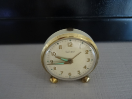 Vintage wekker - klokje - Salvest - West-Germany - VERKOCHT