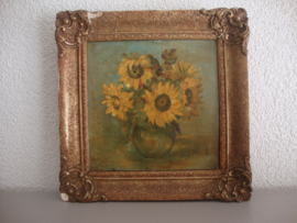 Schilderij zonnebloemen - VERKOCHT