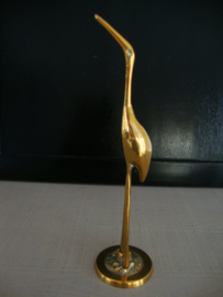 Messing kraanvogel - VERKOCHT