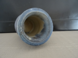 Blauw vaasje - keramiek - vintage - VERKOCHT