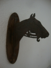 Oude muur decoratie paard - VERKOCHT