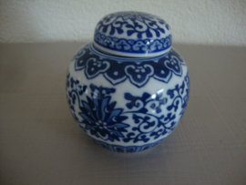 Gemberpotje blauw wit - VERKOCHT