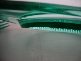 Vintage glazen schaaltjes - bonbonschaaltjes - groen glas - VERKOCHT