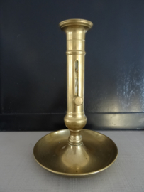 Schuifkandelaar - blaker - vintage - koper of messing - VERKOCHT