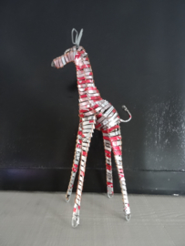 Giraffe recyclemetaal - VERKOCHT