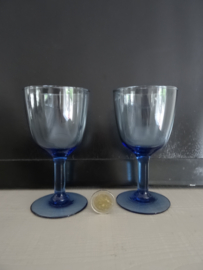 Glas blauw - VERKOCHT