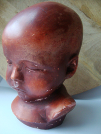 Baby beeldje babyhoofd buste - VERKOCHT