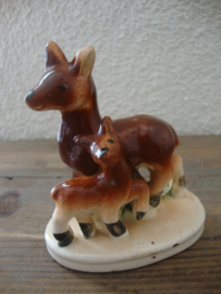 Beeldje hertjes - VERKOCHT