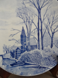 Delfts blauw wandbord - VERKOCHT