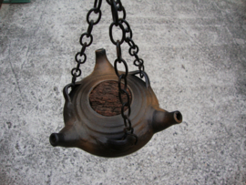 Hang olielamp - Jan de Graaf - keramiek - VERKOCHT