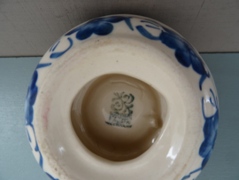 Kandelaar keramiek - Blauw / wit - VERKOCHT
