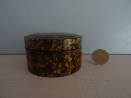 Lakdoosje - rond - bloem - VERKOCHT