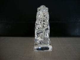 Beeldje hobbelpaard - glas - VERKOCHT