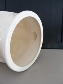Witte dekselpot - Rumtopf pot - wit - VERKOCHT