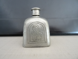 Klein inktpotje (?) - tin - VERKOCHT
