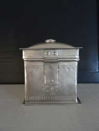 Zilverkleurig trommeltje - VERKOCHT