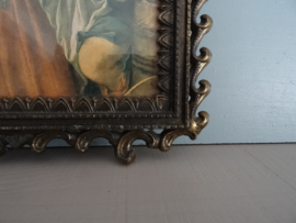 Messing of koperen lijstje - Italy - vintage - VERKOCHT