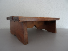 Houten krukje - vintage - VERKOCHT