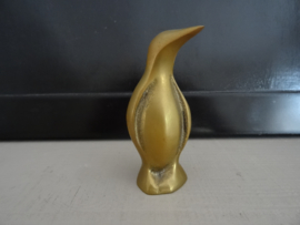 Koperen of messing pinguin - vintage - VERKOCHT