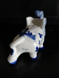 Beeldje olifant - Delfts blauw - handpainted - VERKOCHT
