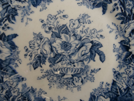 Bord Royal Sphinx - Balmoral - blauw/wit - bloemen - VERKOCHT