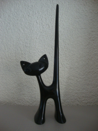 Zwarte poes kat - ringenhouder - Koziol - VERKOCHT