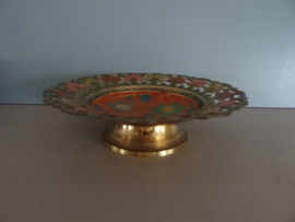 Schaal koper cloisonne